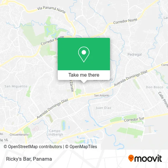 Ricky's Bar map