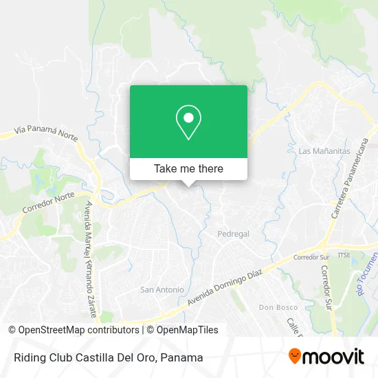 Riding Club Castilla Del Oro map