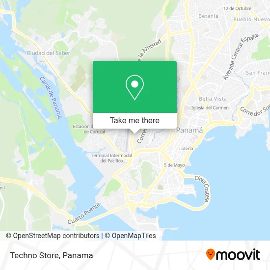 Techno Store map