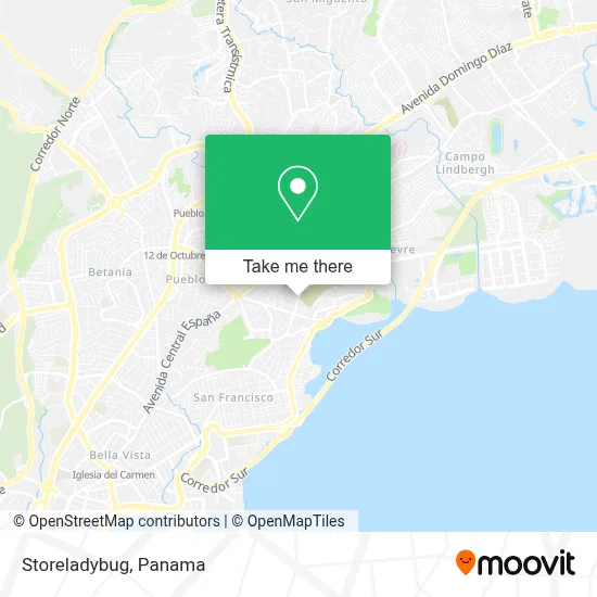 Storeladybug map