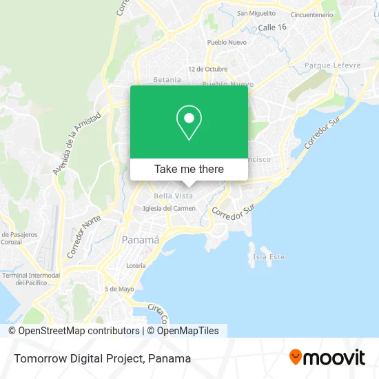 Tomorrow Digital Project map