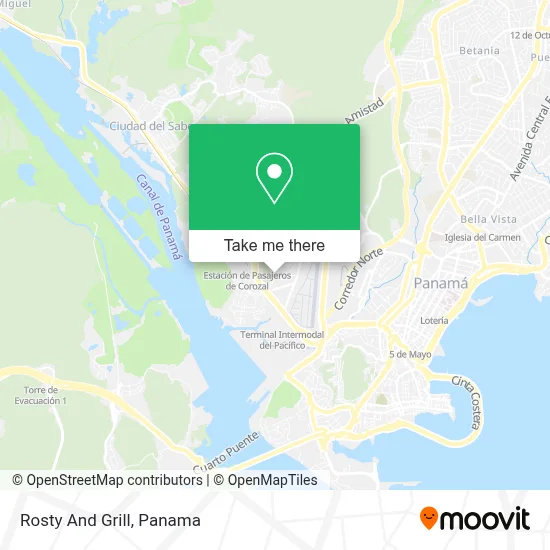 Rosty And Grill map