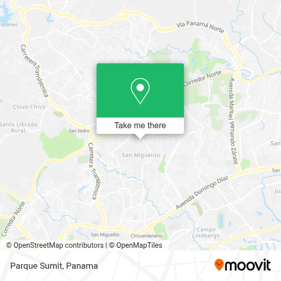 Parque Sumit map