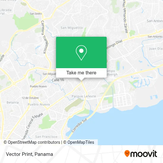 Vector Print map