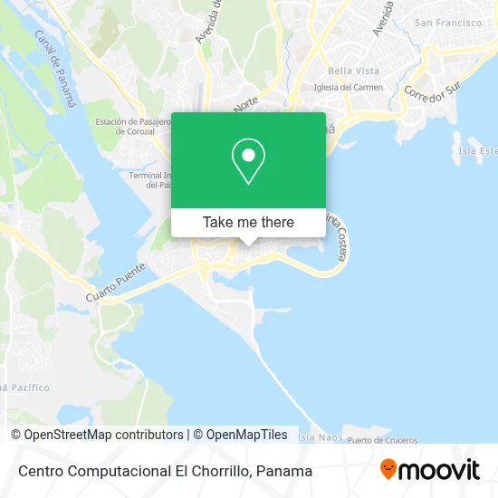 Centro Computacional El Chorrillo map