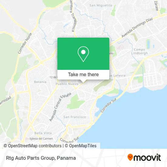 Rtg Auto Parts Group map