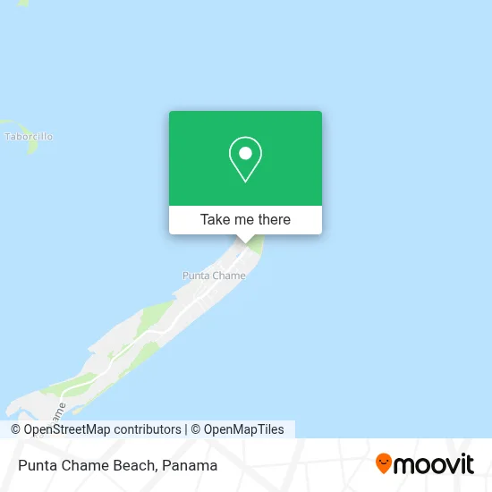 Punta Chame Beach map