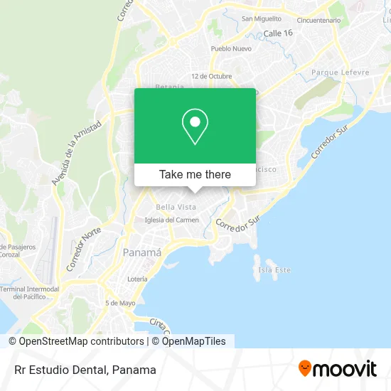 Rr Estudio Dental map