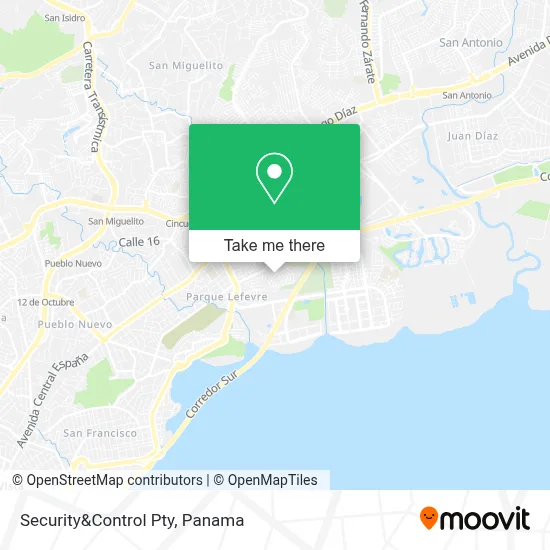 Security&Control Pty map