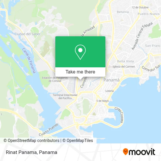 Rinat Panama map