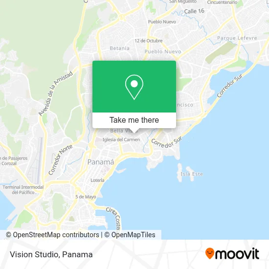 Vision Studio map