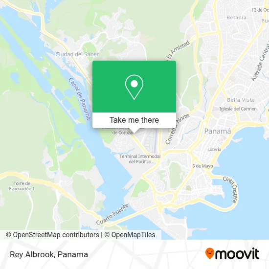 Rey Albrook map