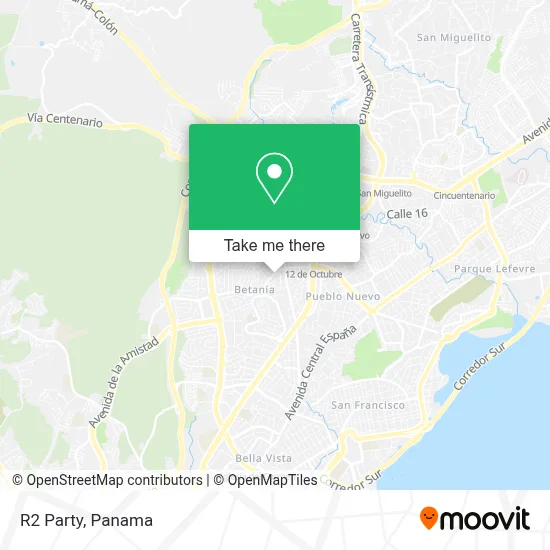 R2 Party map