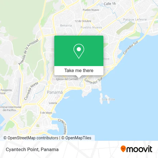 Cyantech Point map