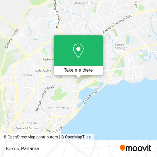 Boxes map