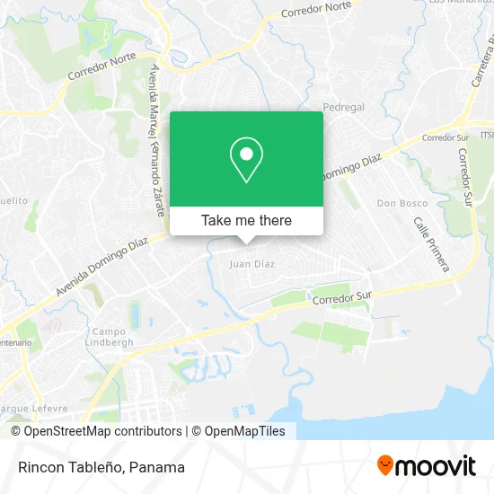 Rincon Tableño map