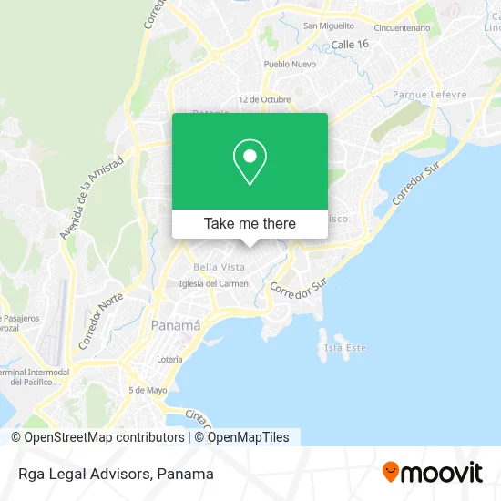 Rga Legal Advisors map