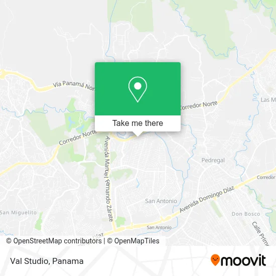Val Studio map