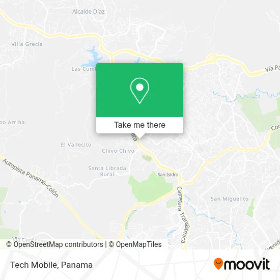 Tech Mobile map