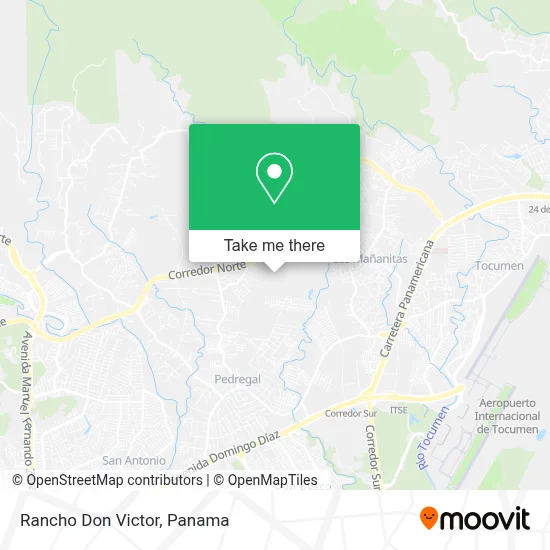 Rancho Don Victor map