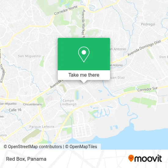 Red Box map
