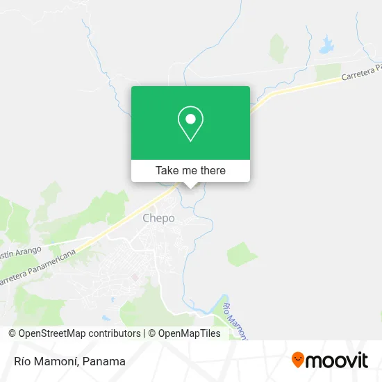 Río Mamoní map