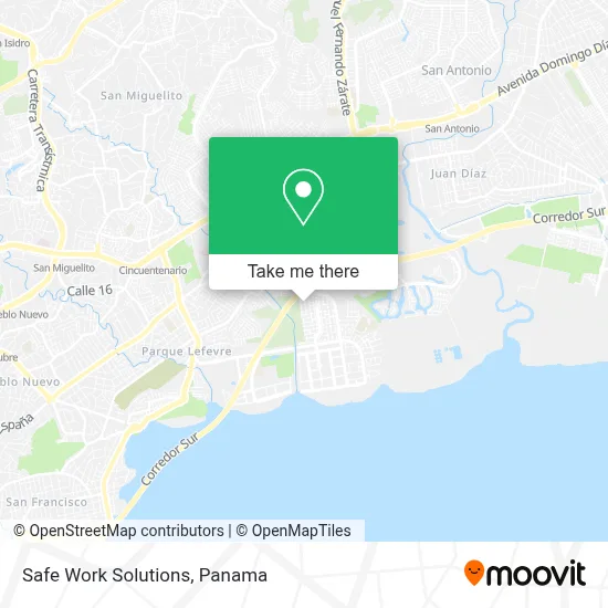 Safe Work Solutions map