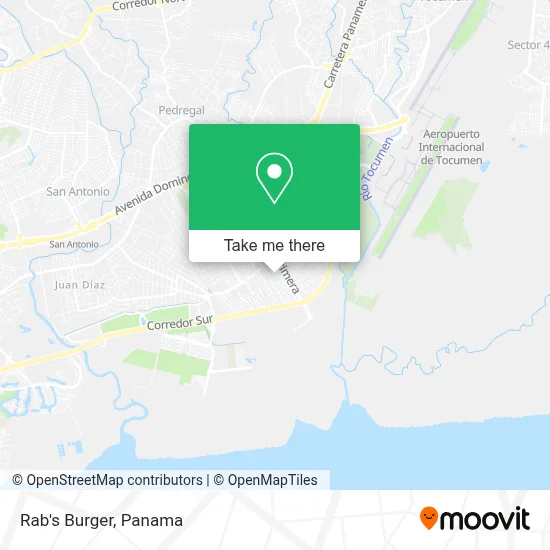 Rab's Burger map