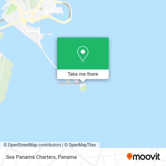 Sea Panamá Charters map