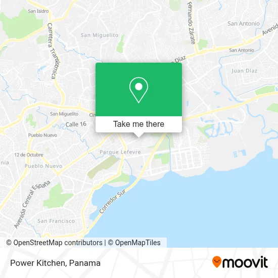 Power Kitchen map