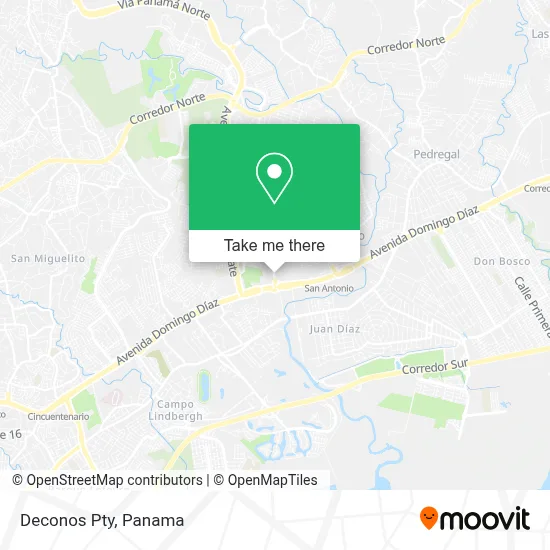 Deconos Pty map