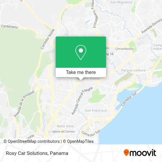 Roxy Car Solutions map
