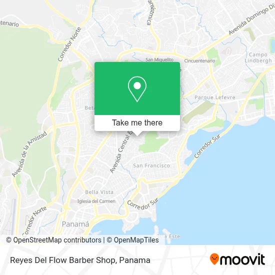 Reyes Del Flow Barber Shop map