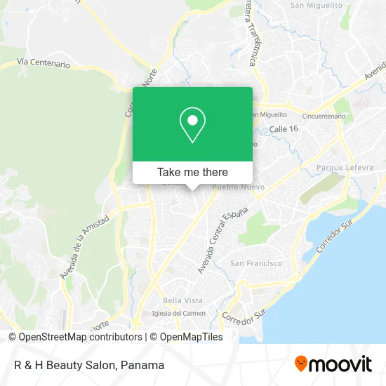 R & H Beauty Salon map