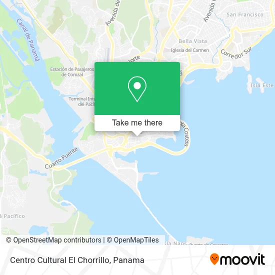 Centro Cultural El Chorrillo map