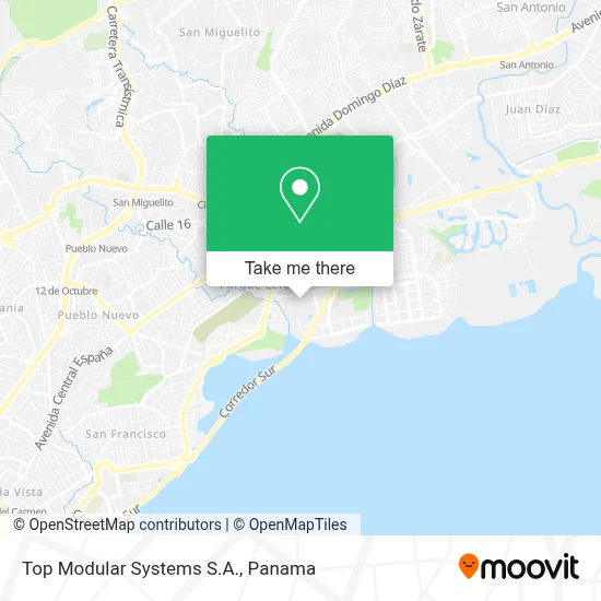 Top Modular Systems S.A. map