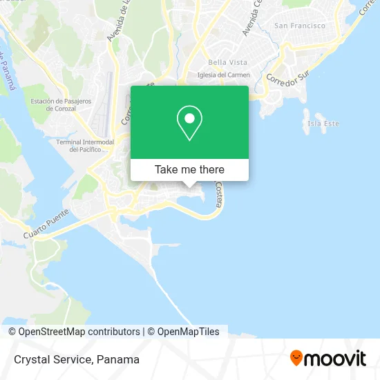 Crystal Service map