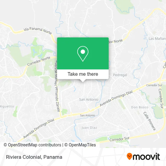 Riviera Colonial map