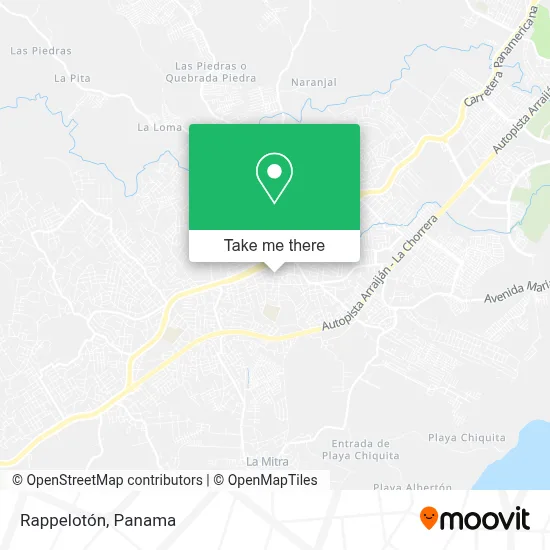 Rappelotón map