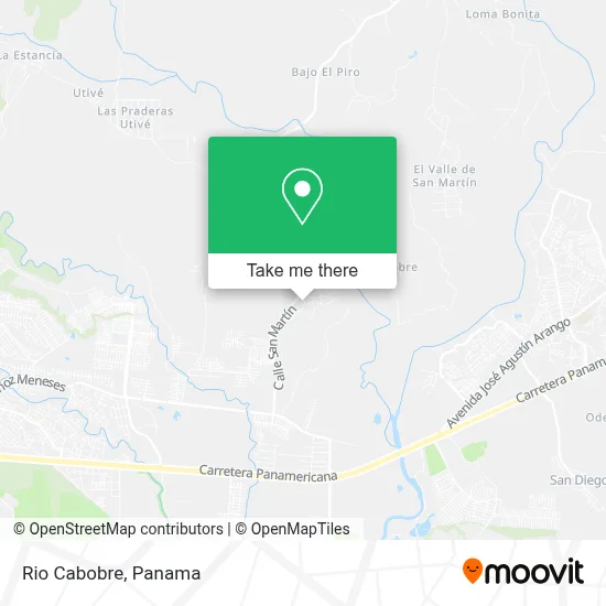Rio Cabobre map