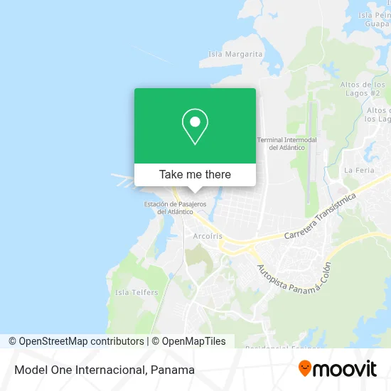 Model One Internacional map