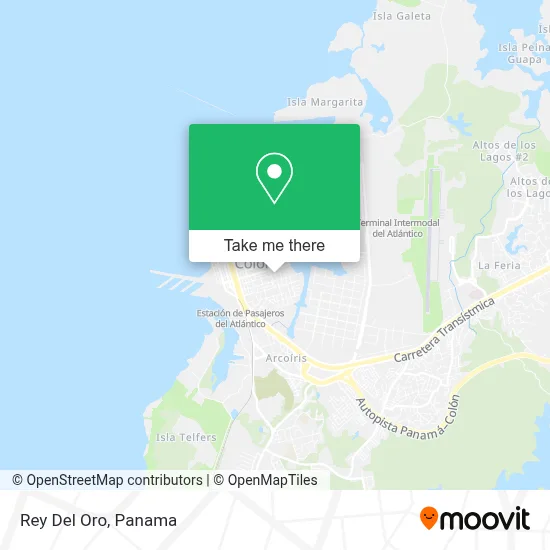 Rey Del Oro map