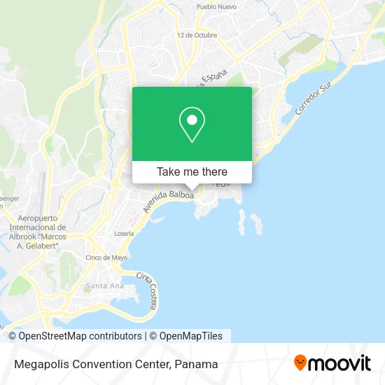 Mapa de Megapolis Convention Center