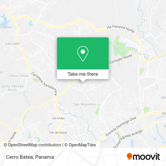 Mapa de Cerro Batea