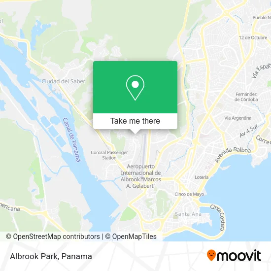 Albrook Park map