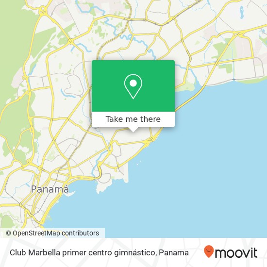 Club Marbella primer centro gimnástico map
