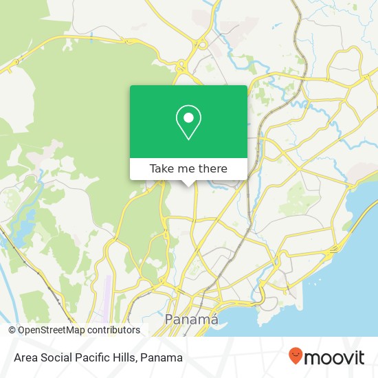 Area Social Pacific Hills map