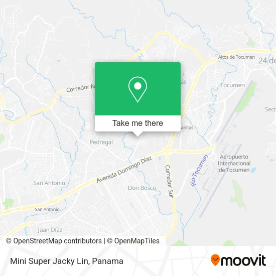 Mapa de Mini Super Jacky Lin