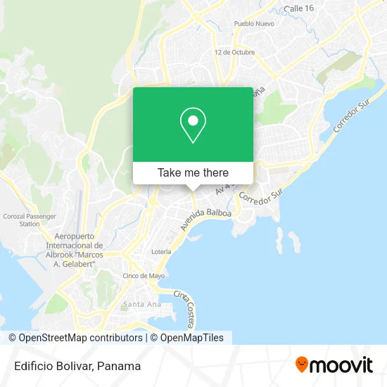 Edificio Bolivar map