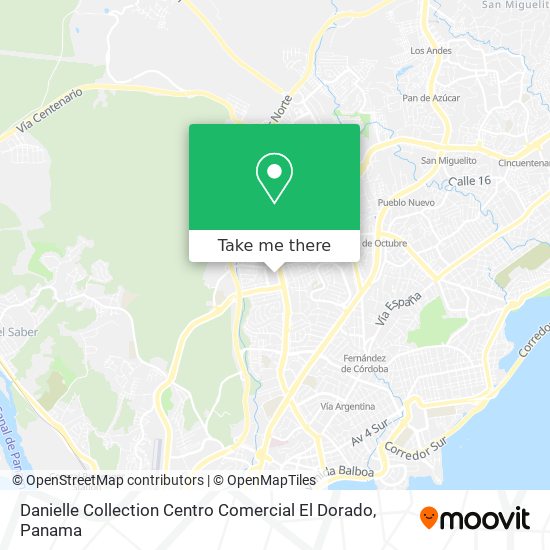 Danielle Collection Centro Comercial El Dorado map